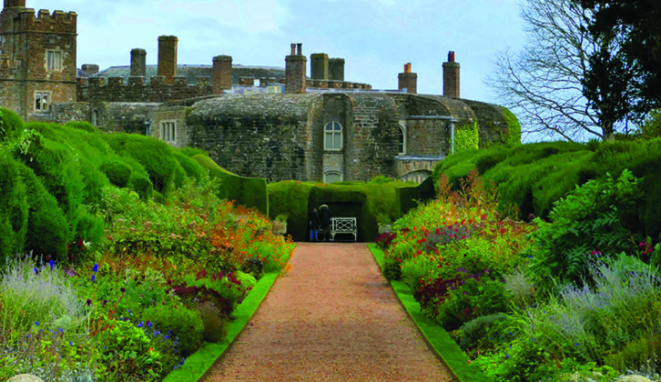 Walmer Castle's fine gardens include the Long Border