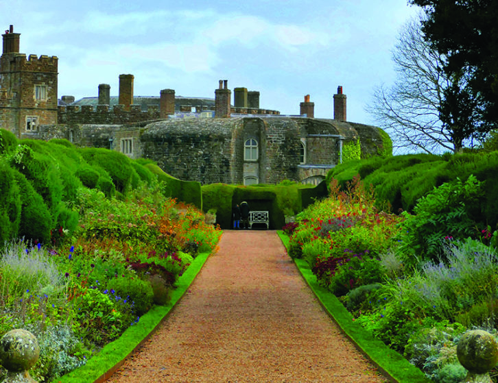 Walmer Castle's fine gardens include the Long Border