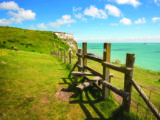 Iconic views over the Channel from the top of the White Cliffs