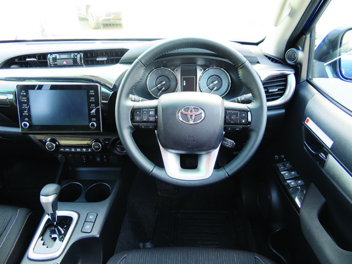 The dashboard is well laid out, with shortcut buttons to make the infotainment system easier to use