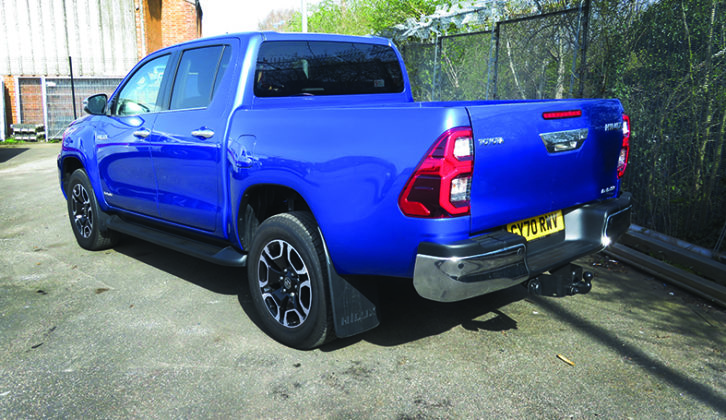 Around town, you're always aware of the Hilux's size, and in particular, its length - you'll need a big space to parallel park