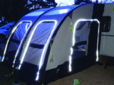 Prima's reflective strips help you to find the awning doorways in the dark