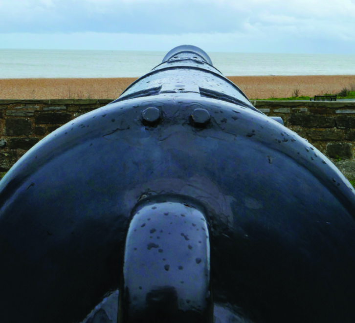 Cannon are just one reminder of the castle's role in England's defences