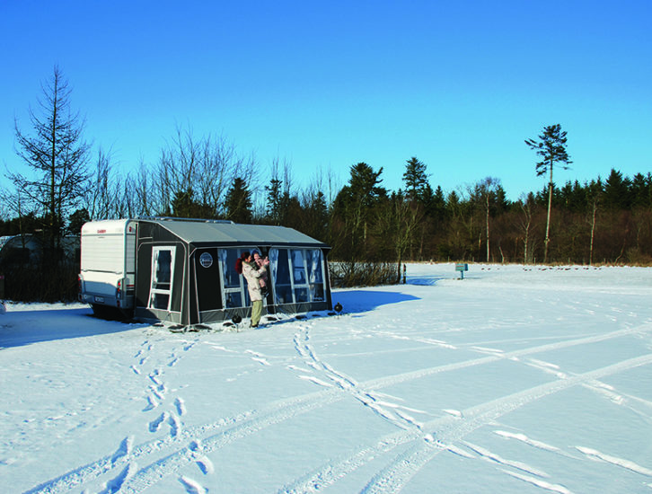 Campsites are emptier in winter so you can get the best pitches and views