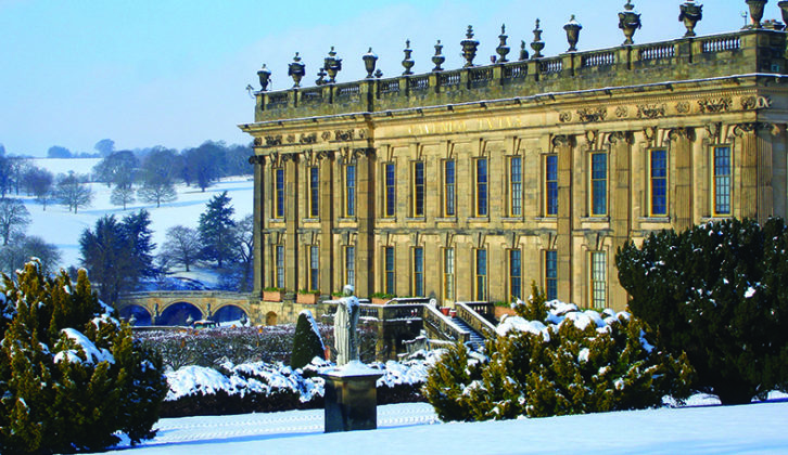 Popular visitor attractions, such as Chatsworth House, are much quieter