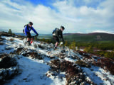 Winter activities, like mountain biking in the Cairngorms, are exhilarating
