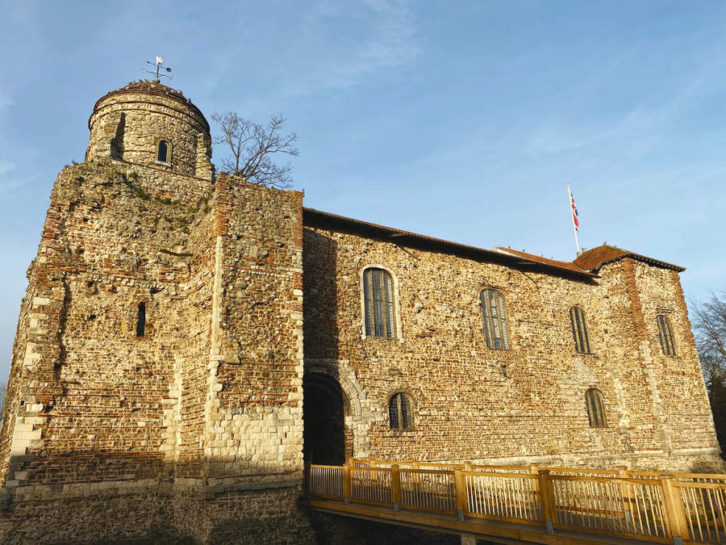 An exterior shot of Colchester Castle