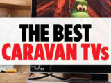 'The best caravan TVs' with a TV in the background