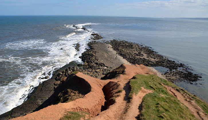 The tide at Filey Brigg