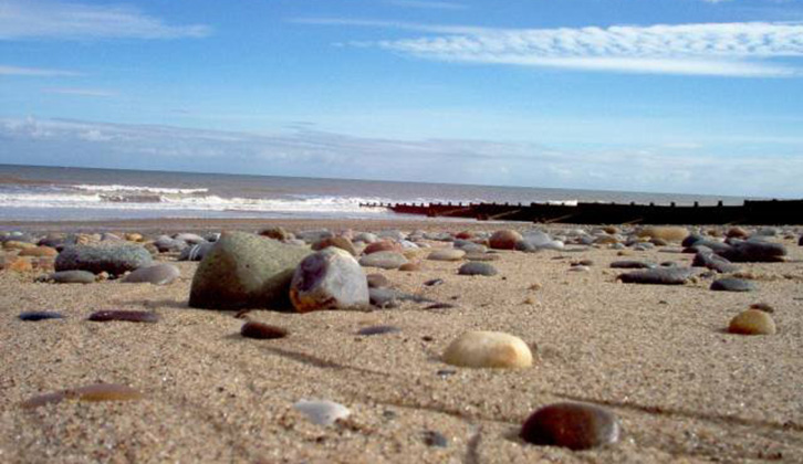 The beach at Hornsea South Beach