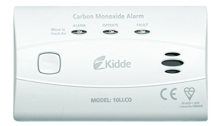 Kidde 10LLCO carbon monoxide alarm