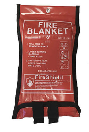 FireShield 1 x 1 Hard Case Fire Blanket