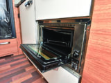 There's also a combined oven and grill, although it is positioned quite low down