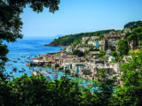 The charming harbour town of Fowey combines medieval and Georgian buildings