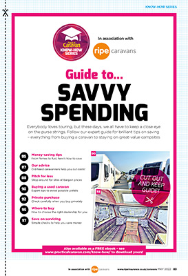 Practical Caravan Know How guide to Savvy Spending