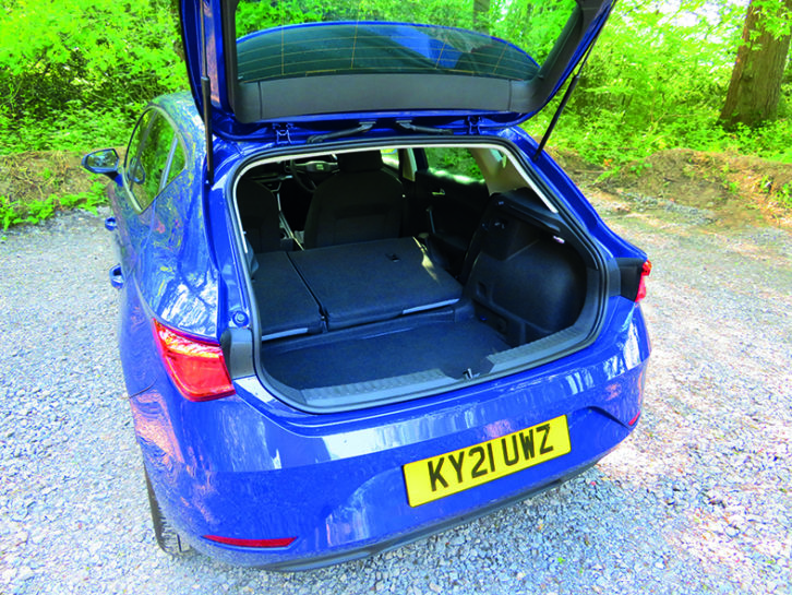 Reasonable space in the boot, with 380-litre capacity, but there's a high loading lip