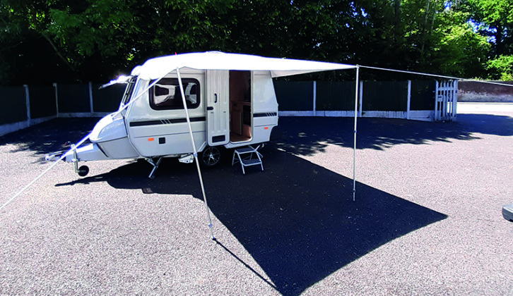 If you want an extension, you'll have to buy an awning or sun canopy by Bradcot