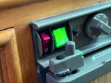 An earlier model of fridge running on 230V mains power