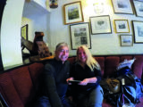Sue and Ro in The Badger Bar