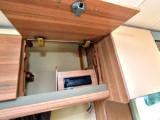 CD/radio is located in the offside overhead locker