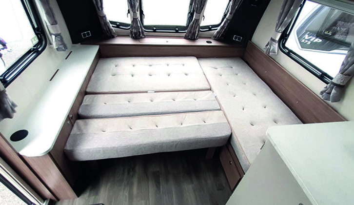 No need for infill cushions when you pull out the platform to make up the double bed