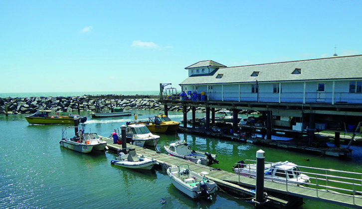 Stroll the seafront for fine views across Ventnor harbour