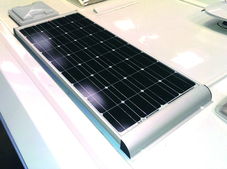A 150-200W solar panel can keep batteries topped up