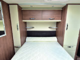 Rear bedroom has plenty of storage capacity and a spacious transverse bed