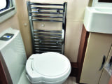 Alaria's washroom comes well equipped, with chrome radiator, but always check for damp on back wall