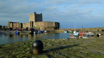 Carrickfergus Castle is one of the great visitor attractions near Curran Caravan Park