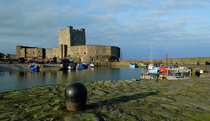 Carrickfergus Castle is one of the great visitor attractions near Curran Caravan Park