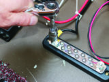 11. The connections to the earthing block were made using a socket and Phillips screwdriver