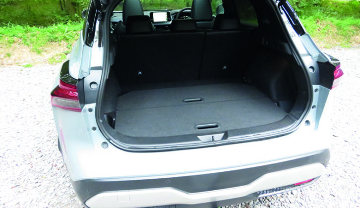 The boot holds 436 litres with the rear seats upright, or 1379 litres with them folded