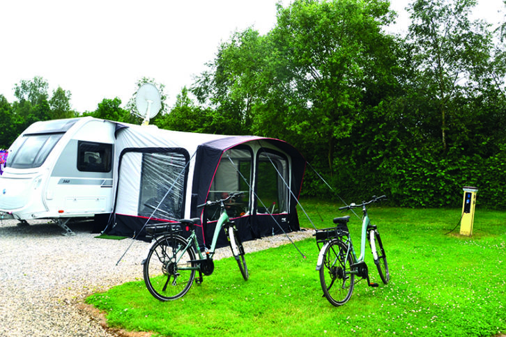 Park CAMC Site is a great base for exploring by bike