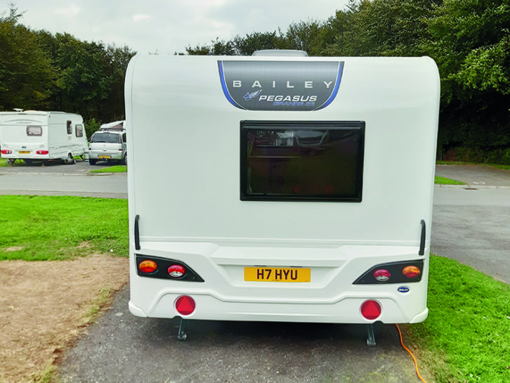 Bailey branding on the rear panel