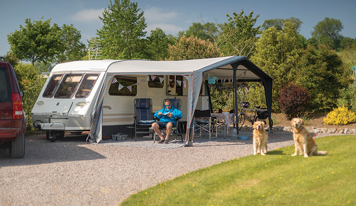 Old Oaks Touring Park, the winner of the best caravan park in Somerset, Avon and Wiltshire