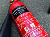 CO2 extinguisher can tackle petrol and electrical fires