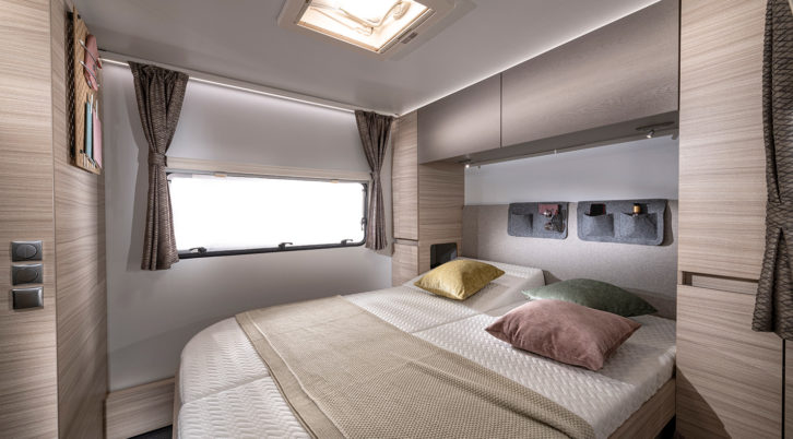 The sleeping area in the new Adria Altea