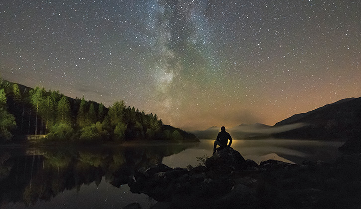 The beautiful night skies