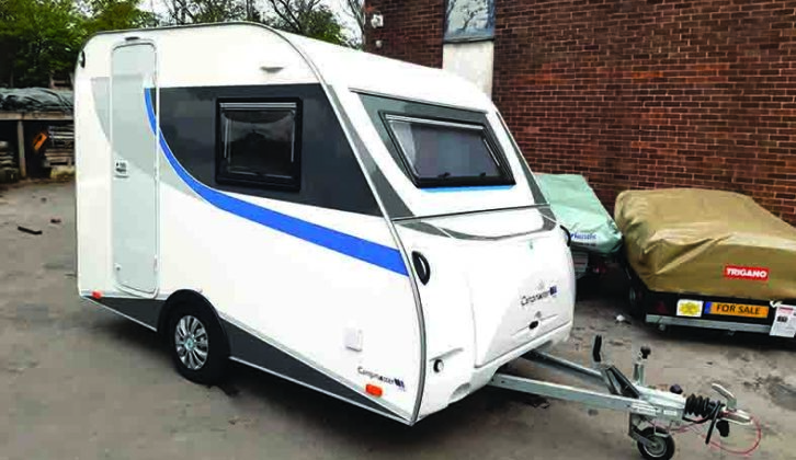 The new Campmaster King is built on a Knott chassis and braking system