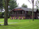 A lodge at Rawcliffe Hall