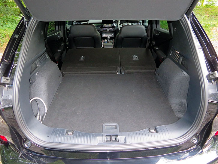 The boot in the Ford Kuga