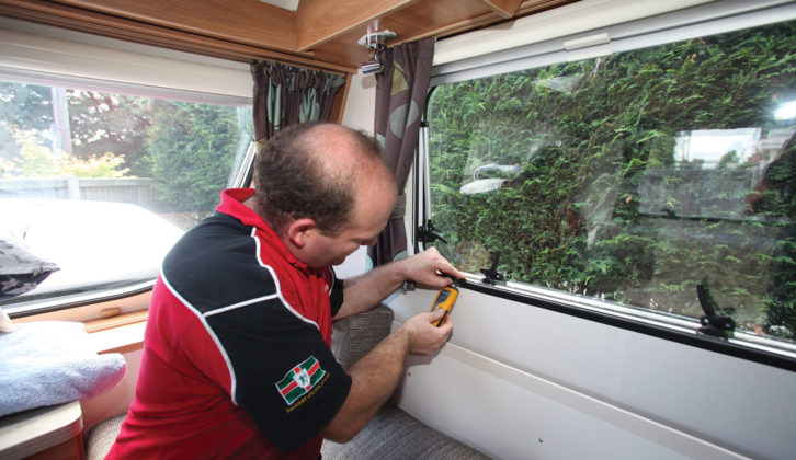 Checking your caravan for damp