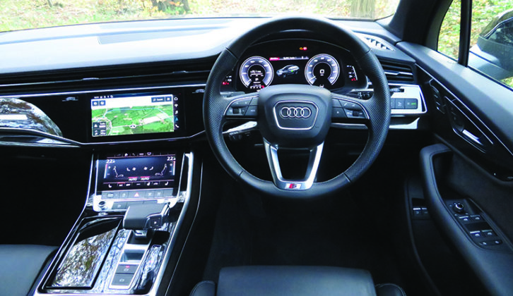 Audi has added a twin-screen infotainment system