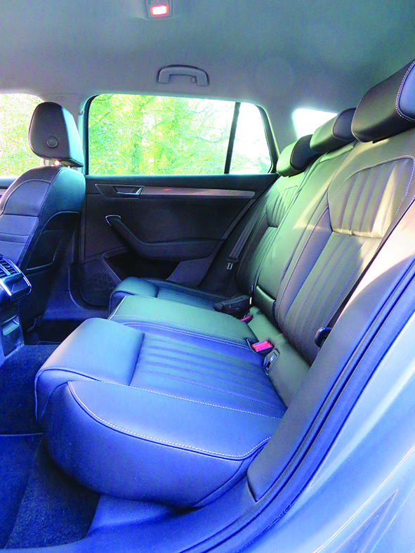 The rear legroom is quite exceptional, with more space than you'd find in many more expensive estates