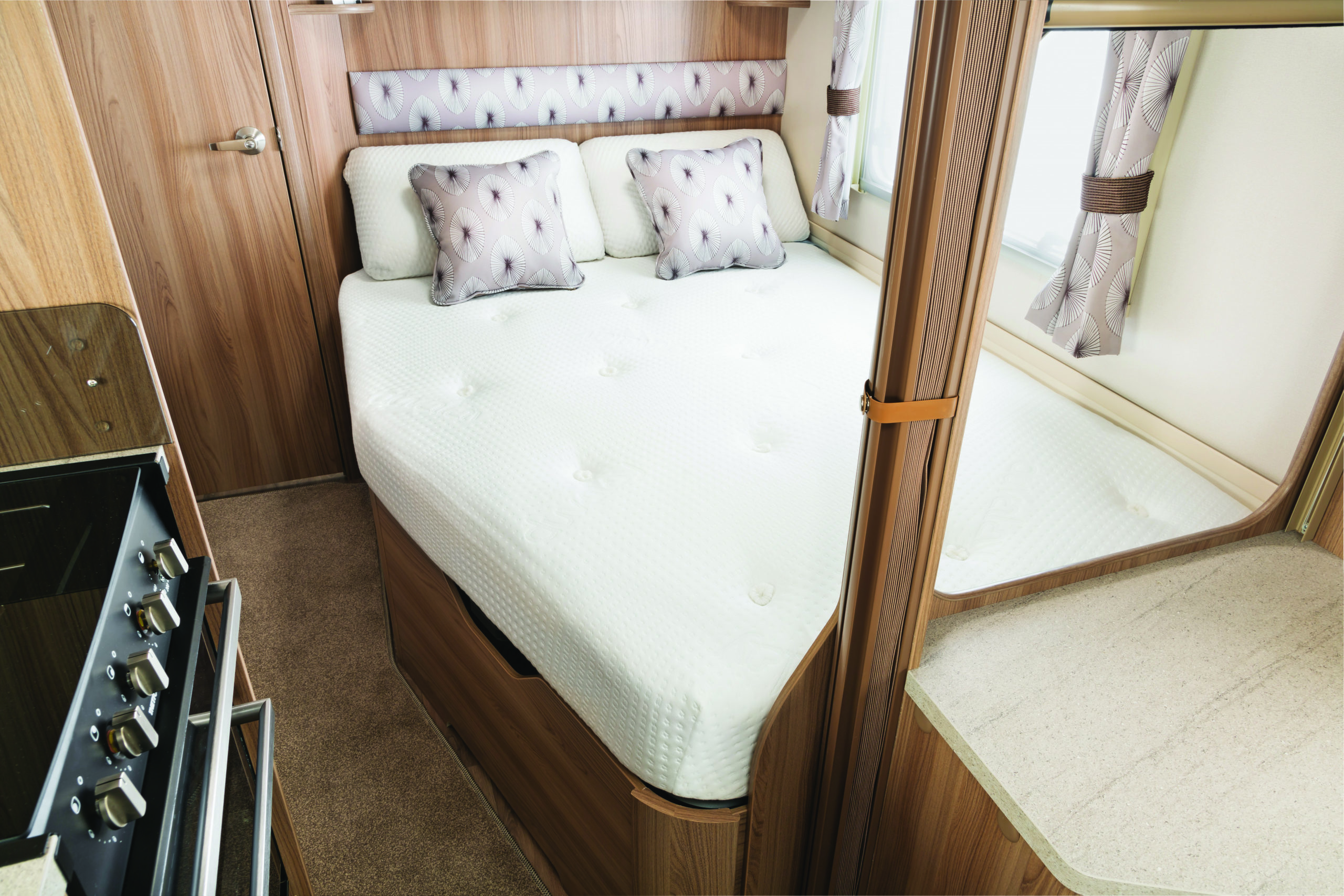 caravan single bed innerspring mattress