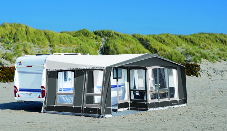 This Isabella Etna awning can double the living space of your caravan
