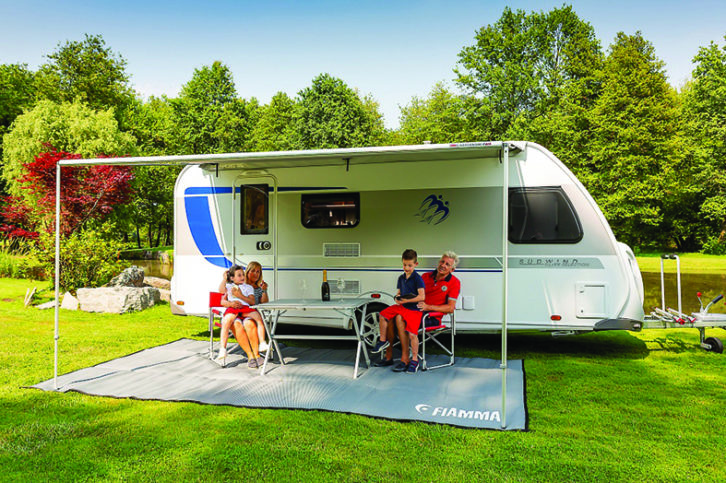 Fiamma Caravanstore canopy awning is ideal for touring in warmer weather