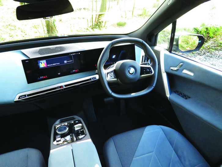 Futuristic interior is beautifully made and hugely spacious