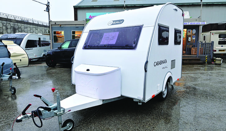 Well-built two-berth mini's longer drawbar will aid stability while towing
